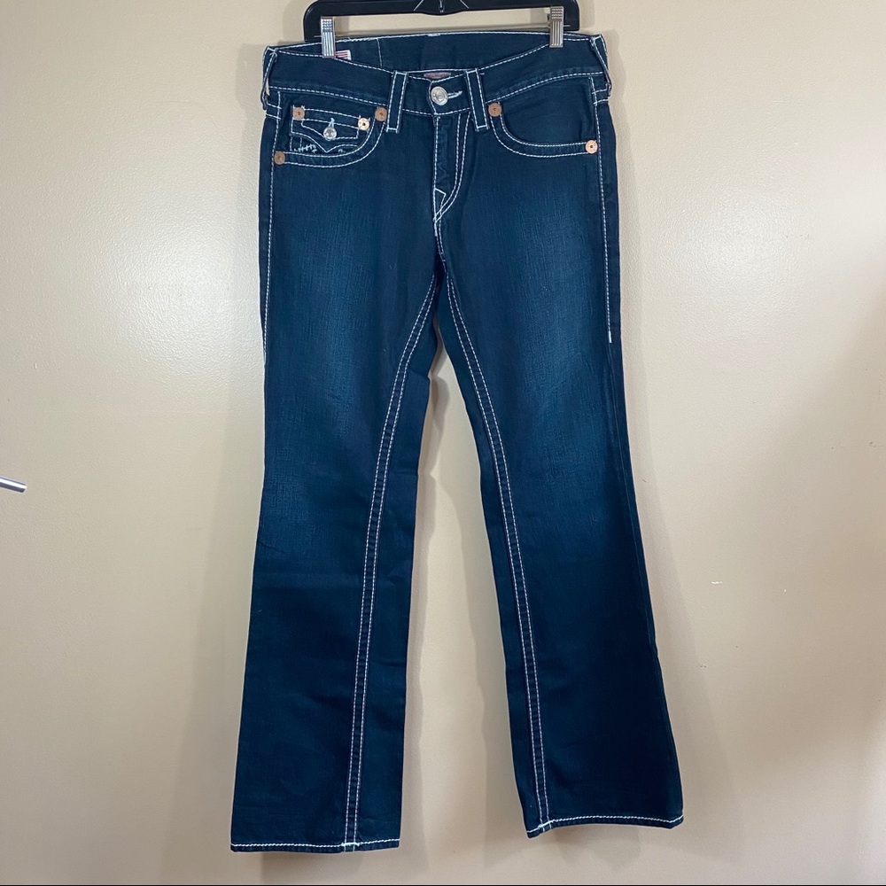 True Religion- Big Billy T Dark Wash Jeans- 30x34